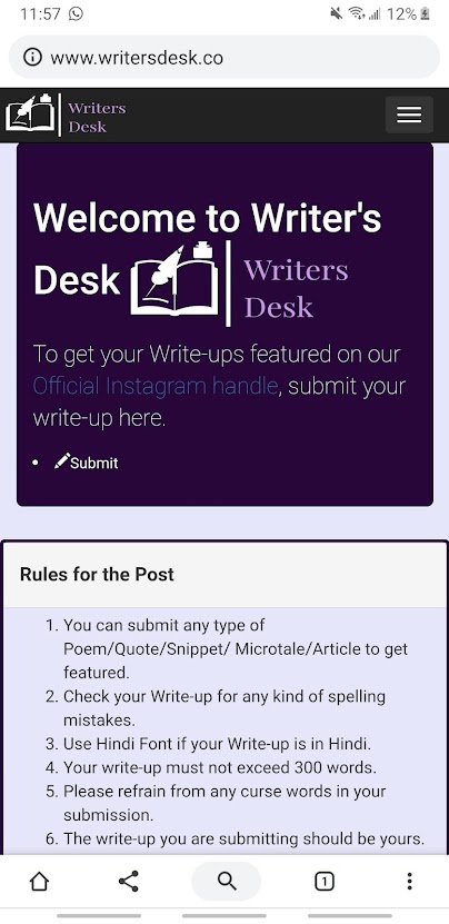 Writer Desk App 1